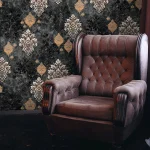 کاغذ دیواری طرح داماسک پتینه